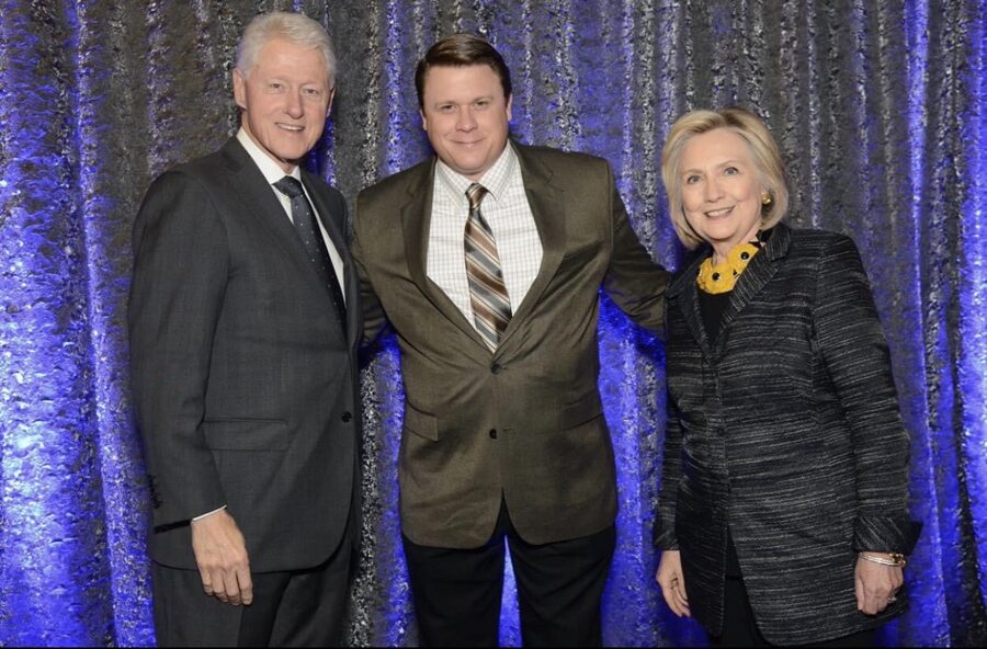 Kane Farabaugh with President Bill Clinton and Secretary Hillary Clinton