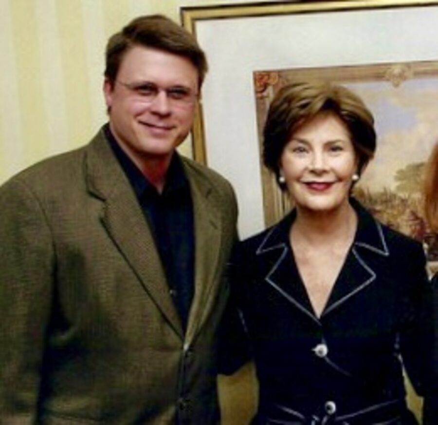 Kane Farabaugh with First Lady Laura Bush