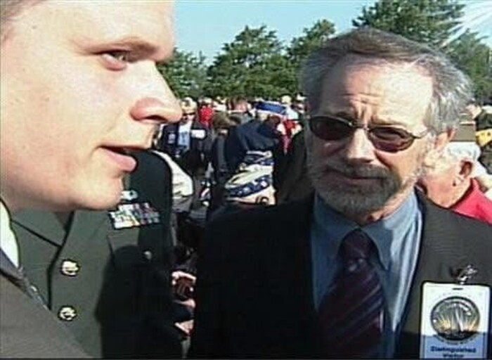 Kane Farabaugh with Steven Spielberg